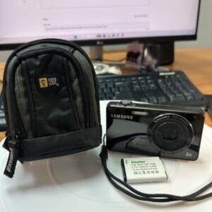 Samsung ST700 16.1MP 5x zoom Digital Camera Dual screen Black Tested & Working