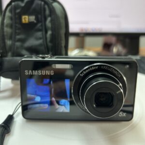 Samsung ST700 16.1MP 5x zoom Digital Camera Dual screen Black Tested & Working
