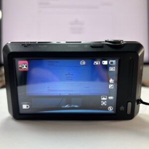 Samsung ST700 16.1MP 5x zoom Digital Camera Dual screen Black Tested & Working