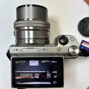 Sony Alpha NEX-5T 16.1MP Digital Camera - 32GB SD, Battery, Case - Tested Works
