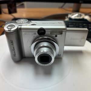 Canon PowerShot A80 Digital Camera Parts or Repair *Defect lens*