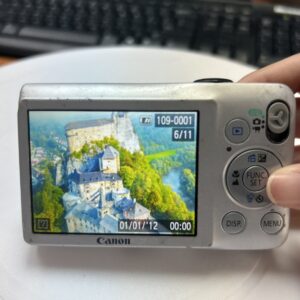 Canon PowerShot SD1300 IS 12.1MP 4x Zoom Image Stabilization Silver - Working