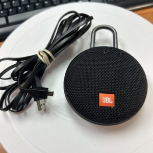 JBL Clip 3 Portable Bluetooth Speaker Waterproof Wireless w/ Carabiner - Works
