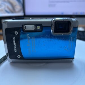 Olympus Stylus Tough-6020 14.0MP Digital Camera Blue - TESTED & Working