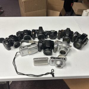 Lot 11 of Canon Sony Nikon Fujifilm Olympus Cameras - Untested