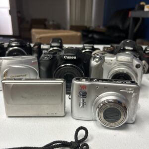 Lot 11 of Canon Sony Nikon Fujifilm Olympus Cameras - Untested