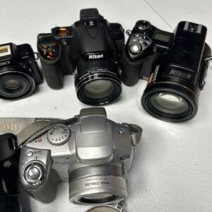 Lot 11 of Canon Sony Nikon Fujifilm Olympus Cameras - Untested