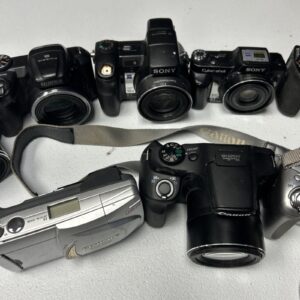 Lot 11 of Canon Sony Nikon Fujifilm Olympus Cameras - Untested
