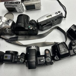 Lot 11 of Canon Sony Nikon Fujifilm Olympus Cameras - Untested