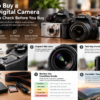 Illustrated checklist for buying a used digital camera